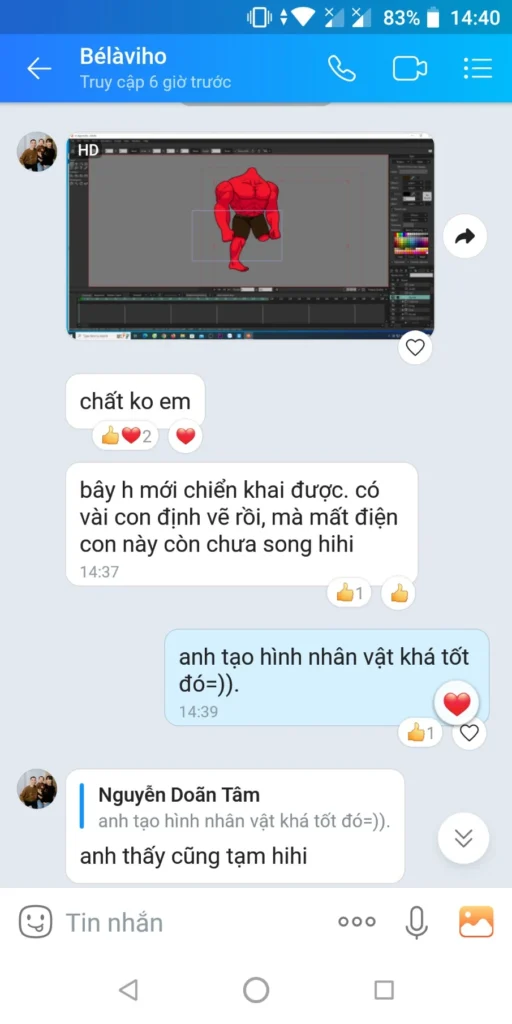 Đánh giá nhận xét của học viên sau khóa học làm phim hoạt hình 2D tại Tamkyo Animation